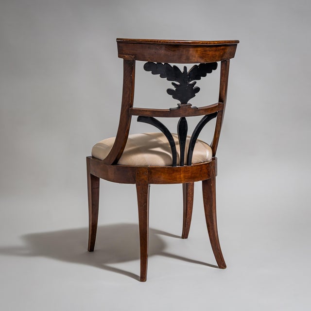 Biedermeier Side Chair, 1840 For Sale - Image 4 of 6