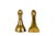 Mid-Century Modern Vintage Mid-to-Late 20th Century Brass Mallard Duck Bookends For Sale - Image 3 of 6