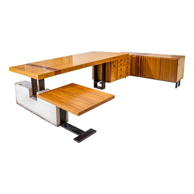 Large U-Shaped Executive Desk, Italy, 1960s For Sale