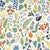 Sample - Borastapeter Herbarium Wallpaper in Multi For Sale
