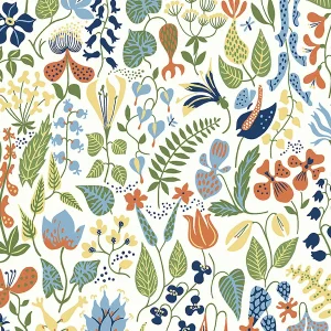 Sample - Borastapeter Herbarium Wallpaper in Multi