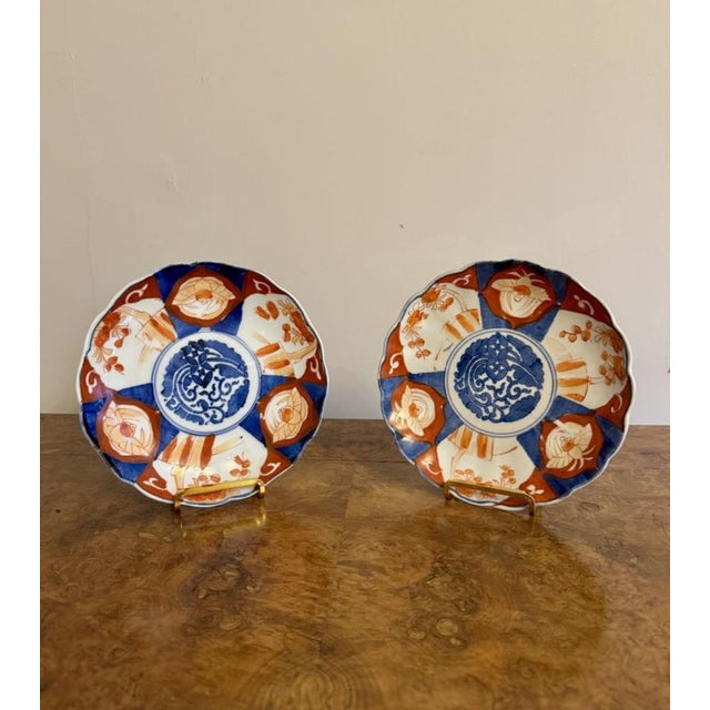 Antique Japanese Imari Plates, 1900, Set of 2 For Sale - Image 6 of 6