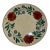 Antique Hand-Painted Floral Plate, c.1900 For Sale