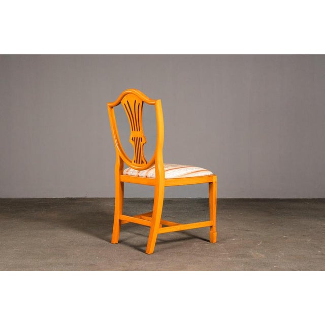 Brown Antique-Style Chairs, Set of 4 For Sale - Image 8 of 18