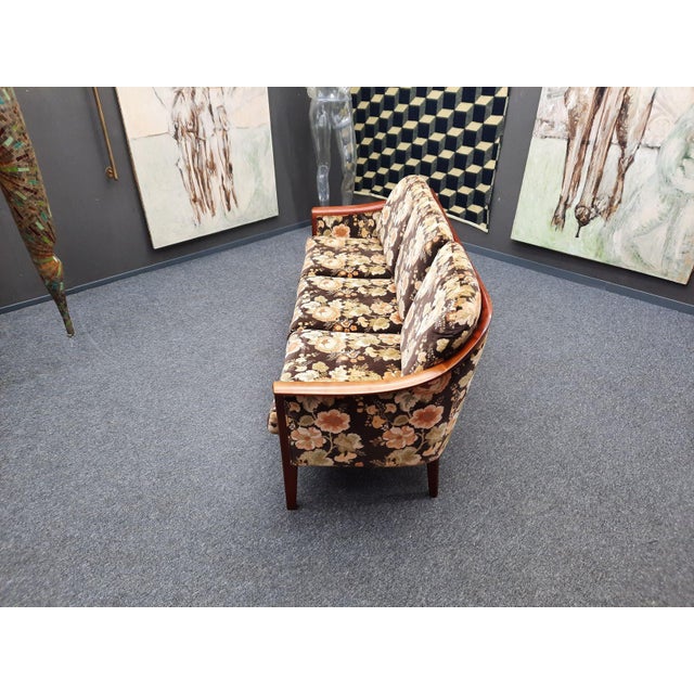 Wood Mid-Century Sofa by Wilhelm Knoll for Walter Knoll / Wilhelm Knoll, 1970s For Sale - Image 7 of 13