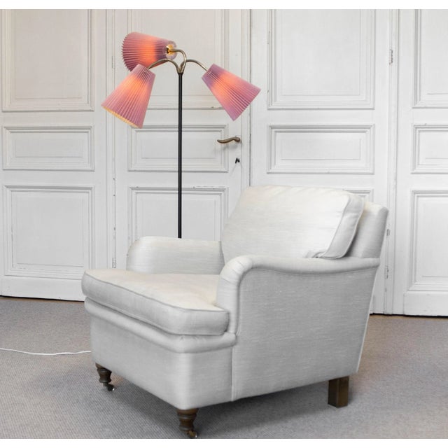 Mid-Century Modern Vintage Floor Lamp in the style of Svenskt Tenn-Josef Frank For Sale - Image 3 of 7