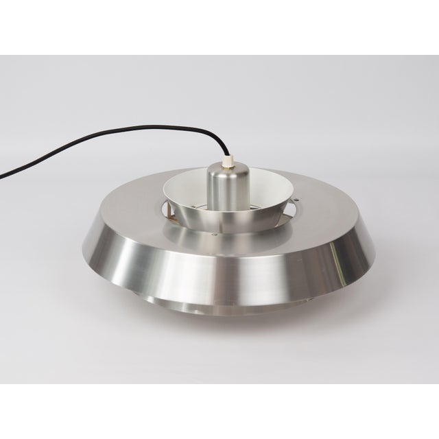 Fog & Mørup Vintage Nova Pendant Lamp in Aluminum by Jo Hammerborg for Fog and Mørup, 1963 For Sale - Image 4 of 11