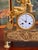 19th Century French Empire Gilt Bronze Figural Mantel Clock For Sale - Image 4 of 11
