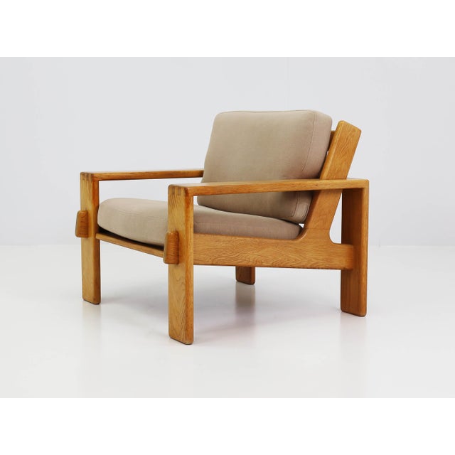 Bonanza Armchairs and Coffee Table in Oak by Esko Pajamies for Asko, Finland, 1966, Set of 3 For Sale - Image 12 of 18