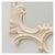 Louis XV Style Cream Lacquered Wall Mirror For Sale - Image 4 of 4