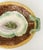 Majolica Antique 19th C Majolica Begonia Leaf and Faux Bois Platter C1880s For Sale - Image 4 of 6