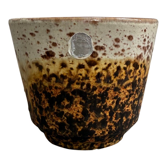Vintage Planter Dumler & Breiden Fat Lava Glaze Ceramic Pottery German Brutalist Mid Century Modern For Sale