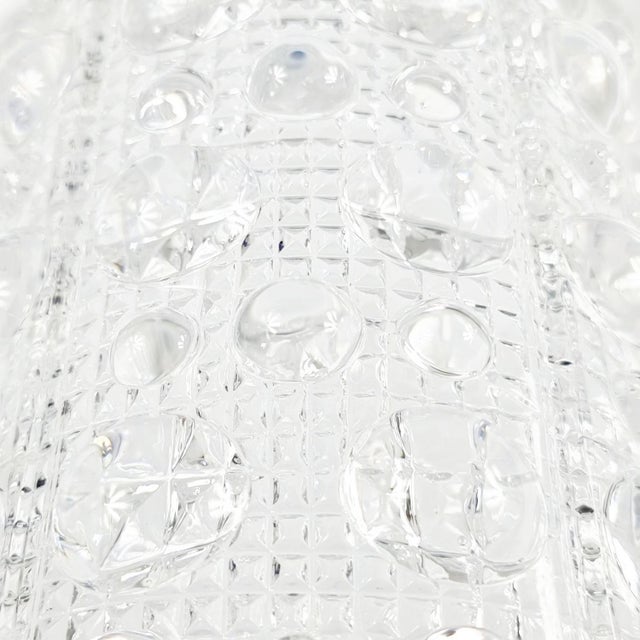 Orrefors 1960s Mid-Century Modern Scandinavian Glass & Brass Wall Lamp by Carl Fagerlund for Orrefors For Sale - Image 4 of 10