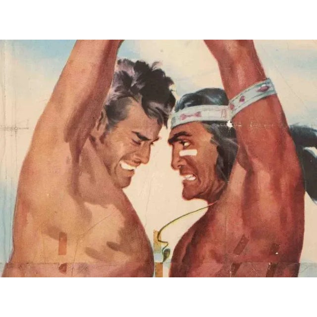 Paper Movie Poster Staring Charlton Heston For Sale - Image 7 of 11