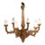 1990s Baroque Style Giltwood Chandelier For Sale