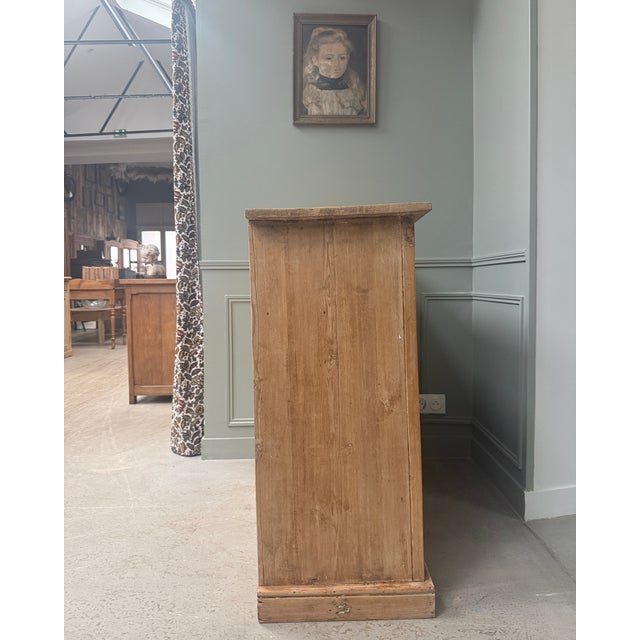 Vintage English Pine Sideboard, 1940s For Sale - Image 4 of 12