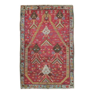 Galerie Shabab Collection Early 20th Century Turkish Ghourdes Throw Rug For Sale