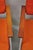 Vintage Mid Century Modern Orange Naugahyde Chrome Arm Chairs by Malibu - A Pair For Sale - Image 4 of 12