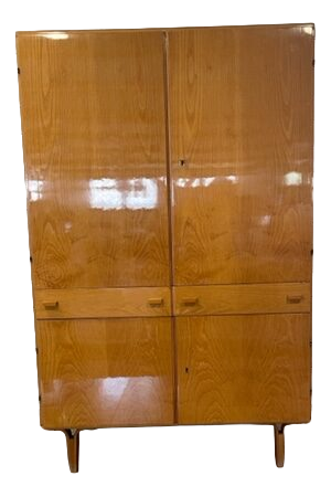 Vintage Two Door Closet with Drawers by Novy Domov, 1965
