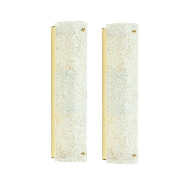Mid-Century Modern Tubular Murano Glass Wall Lamps from Hillebrand, Germany, 1970s, Set of 2 For Sale - Image 10 of 10