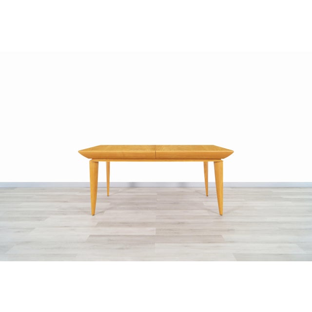 Mid-Century Modern Dining Table by Paul Laszlo for Brown Saltman For Sale In Los Angeles - Image 6 of 13