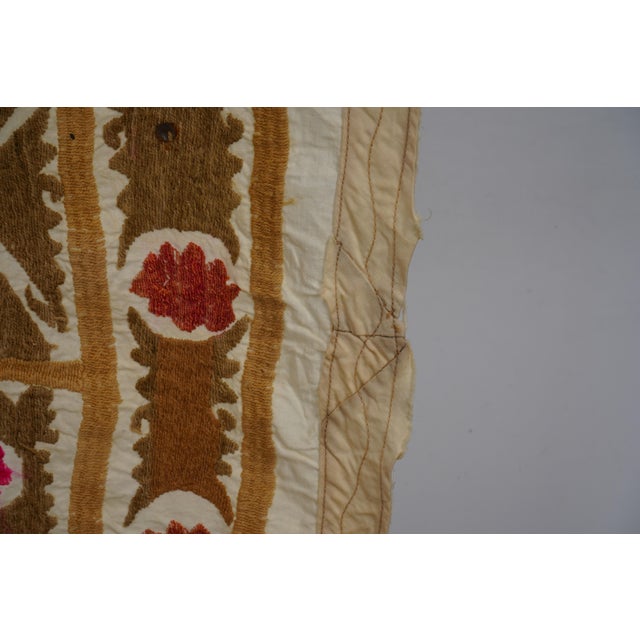 Uzbek Suzani Textile - Wall Decor For Sale - Image 12 of 14