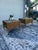 1950s 1950s MCM Pair of American of Martinsville End Tables With Burled Wood Pair For Sale - Image 5 of 15