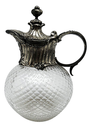 20th Century Art Nouveau Wine Jug from WMF, Germany, 1890s