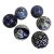 Pottery Barn Blue and White Porcelain Balls- Set of 6 For Sale