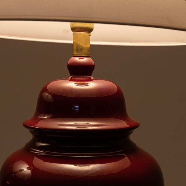 Red Table Lamps by Tommaso Barbi, 1970s, Set of 2 For Sale - Image 4 of 7