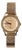 1940s Rare Bulova Treasurer "Bottle Cap" Sub Second Winding Watch Rose Gold For Sale