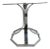 Vintage Mid-Century Chrome Dining Table Base For Sale