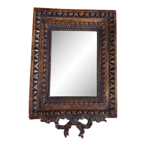 Late 19th Century Hand Carved Victorian Frame With Bow