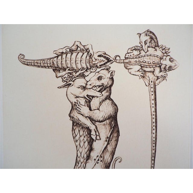 Cecile Reims, The Rats Which Devour Each Other, 1991, Lithograph For Sale - Image 7 of 9