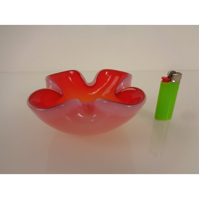 Sommerso Murano Glass Ashtray, Italy, 1960s For Sale - Image 6 of 9