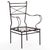 Pair of Neoclassical Style Bronze-Mounted Iron Armchairs Attributed to Comte, C. 1940 For Sale - Image 4 of 8