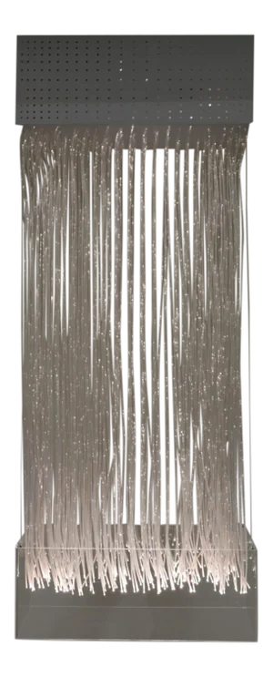 Elinca Modern Pendant Fiber Optic Cascade Lamp