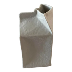Porcelain Milk Carton Vase by Frogen Yang for Rosenthal