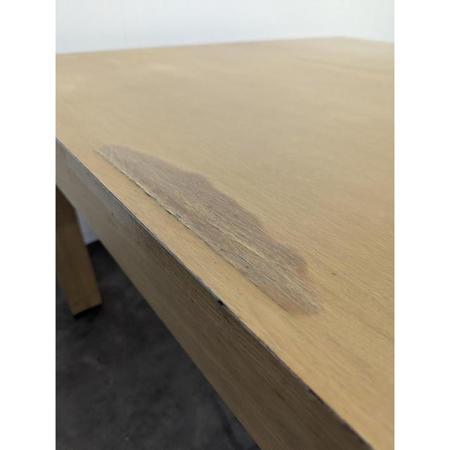 Large Modern Square Table in Wood For Sale - Image 5 of 7