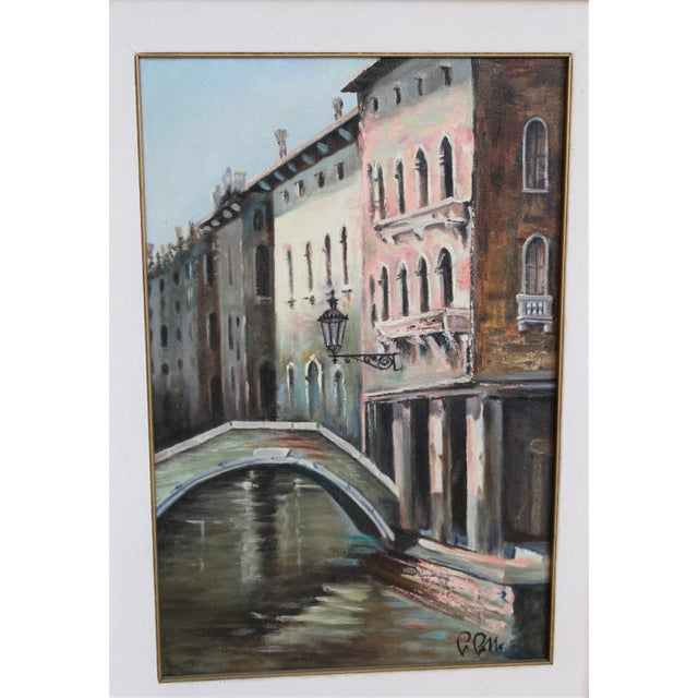 Original signed oil on Canvas on stretcher board painting. Especially for those who are in love with Italy. Venice has a...