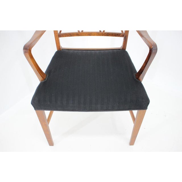Palisander Armchair attributed to Ole Wanscher for AJ Iverson Carpenter Master, 1960s For Sale - Image 11 of 18