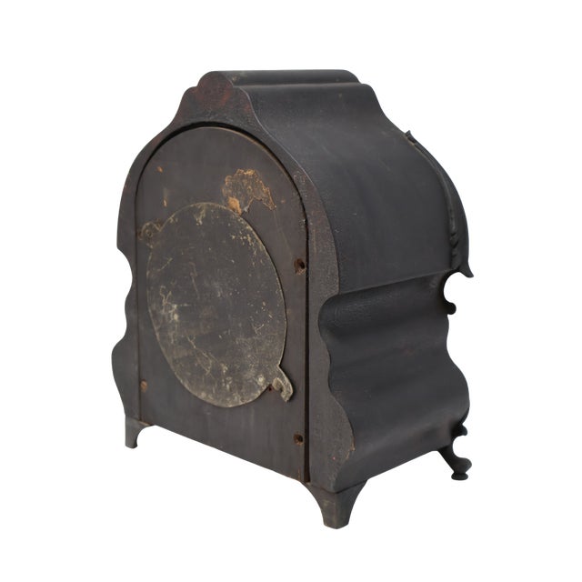 Antique Victorian Rococo Revival Mantel Clock With Ornate Cartouche Dial, Circa 1900 For Sale In Washington DC - Image 6 of 18