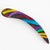 Black Harriet Bauknight for Kaso Black and Rainbow Geometric Acrylic Resin Brooch For Sale - Image 8 of 8