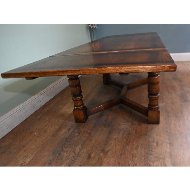 Oak Refectory Table and Windsor Dining Chairs, Set of 9 For Sale - Image 11 of 15