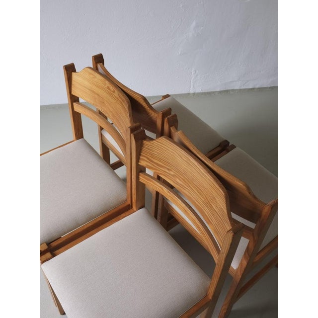 Swedish Pine Dining Chairs, 1960s, Set of 4 For Sale - Image 5 of 9