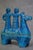 Bitossi Rimini Blu Ceramic Horse Riders Sculpture by Aldo Londi for Bitossi, Italy, 1950s-60s For Sale - Image 4 of 8