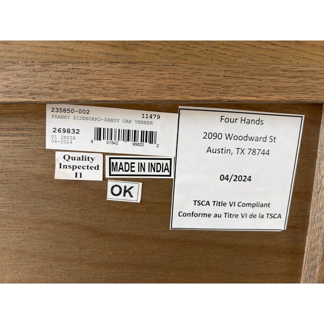 Franny Sideboard by Amber Lewis X Four Hands For Sale In Kansas City - Image 6 of 8