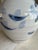 White Simon Pearce Large Miranda Thomas Blue Fish Ceramic Pitcher For Sale - Image 8 of 10