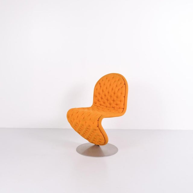 Vintage Danish Model 1-2-3 System Chairs by Verner Panton for Fritz Hansen, 1970s, Set of 2 For Sale - Image 11 of 15