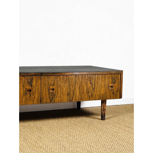Brown Scandinavian Sideboard in Ebony, 1960 For Sale - Image 8 of 17